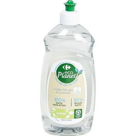 Liquide vaisselle amande Carrefour Eco Planet - le flacon de 500mL