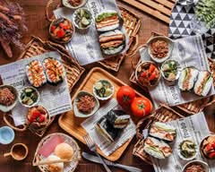 一起吃 eat together