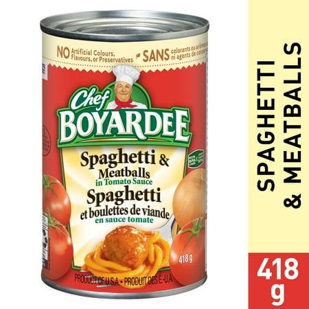 Chef Boyardee Spaghetti and Meatballs in Tomato Sauce (418 g)