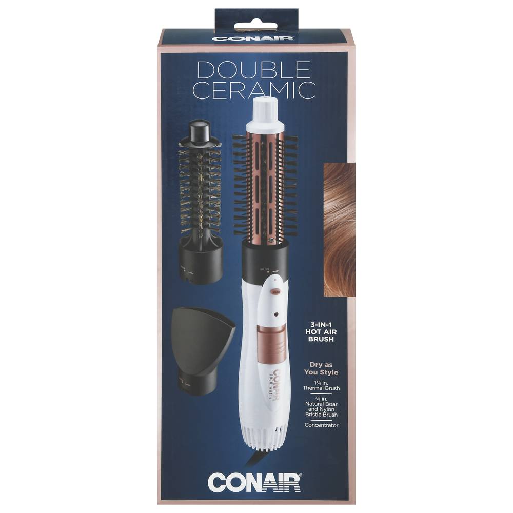 Conair Double Ceramic 3-in-1 Hot Air Brush (1.48 lbs)