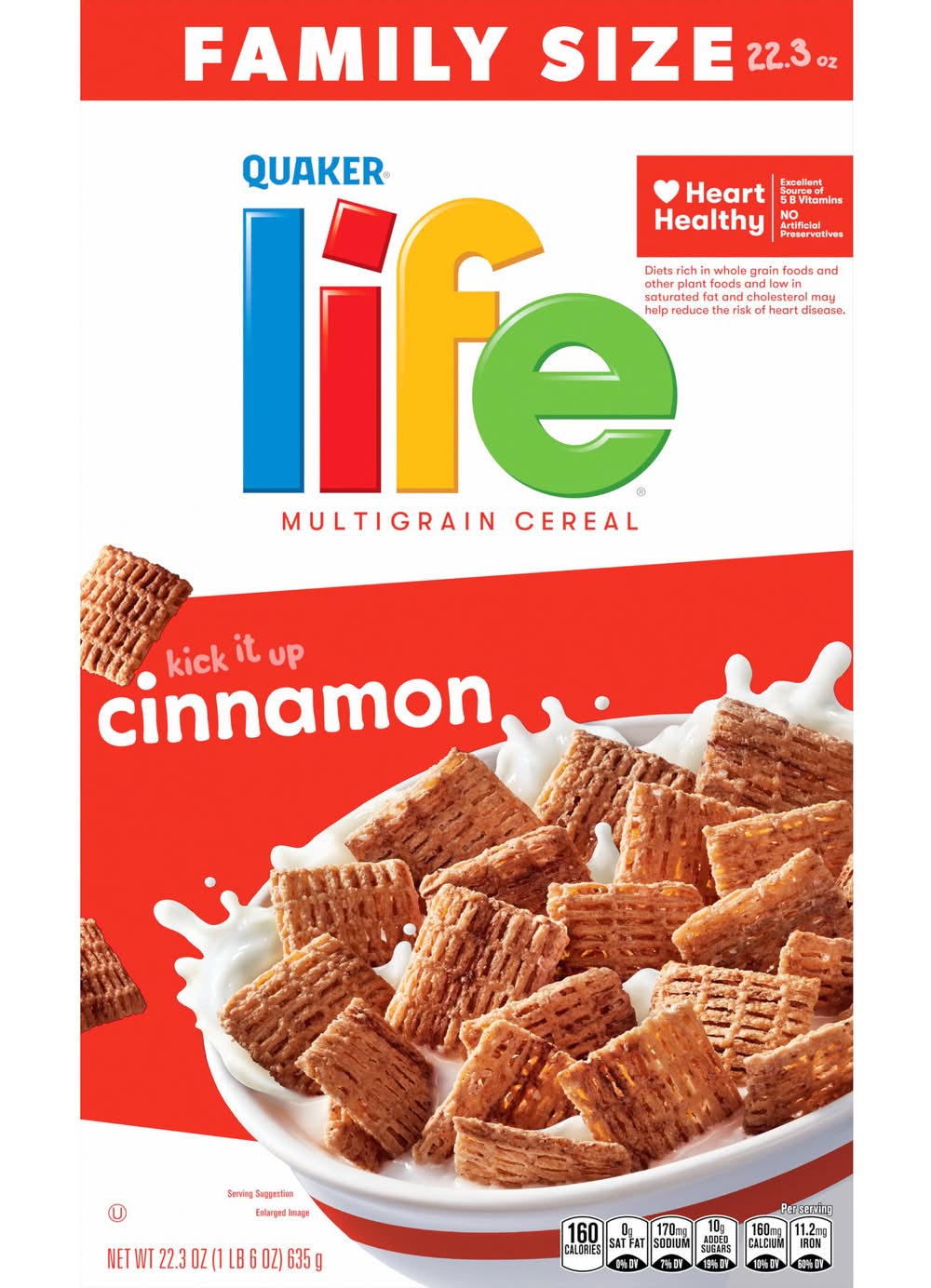 Quaker Life Multigrain Cereal, Cinnamon (22.3 oz)