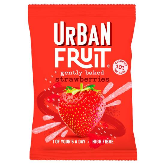 SAVE £0.35 Urban Fruit Gently Baked Strawberries 35g