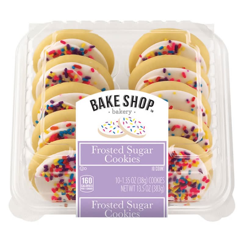Bake Shop Frosted Sugar Cookies (10 x 1.35 oz)
