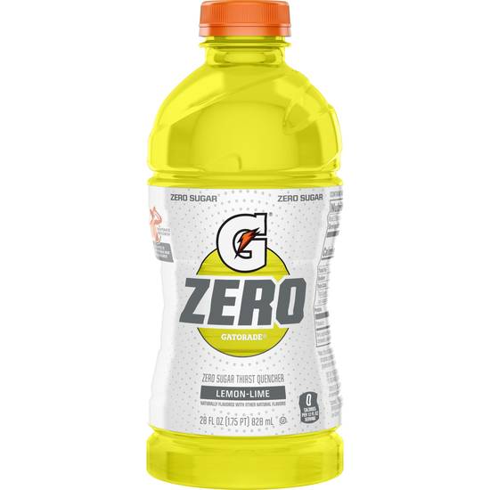 Order Gatorade Zero Sugar Thirst Quencher Lemon-Lime Bottle (28 oz) food online from Rite Aid store, Shawnee on bringmethat.com