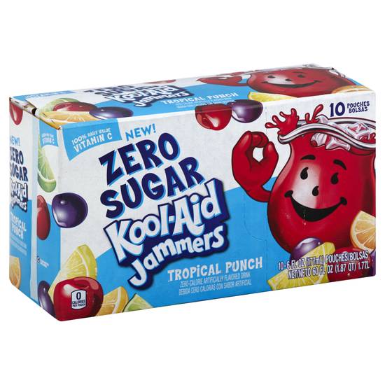 Kool-Aid Drink Jammers Artificially Flavored (10 ct, 6 fl oz)