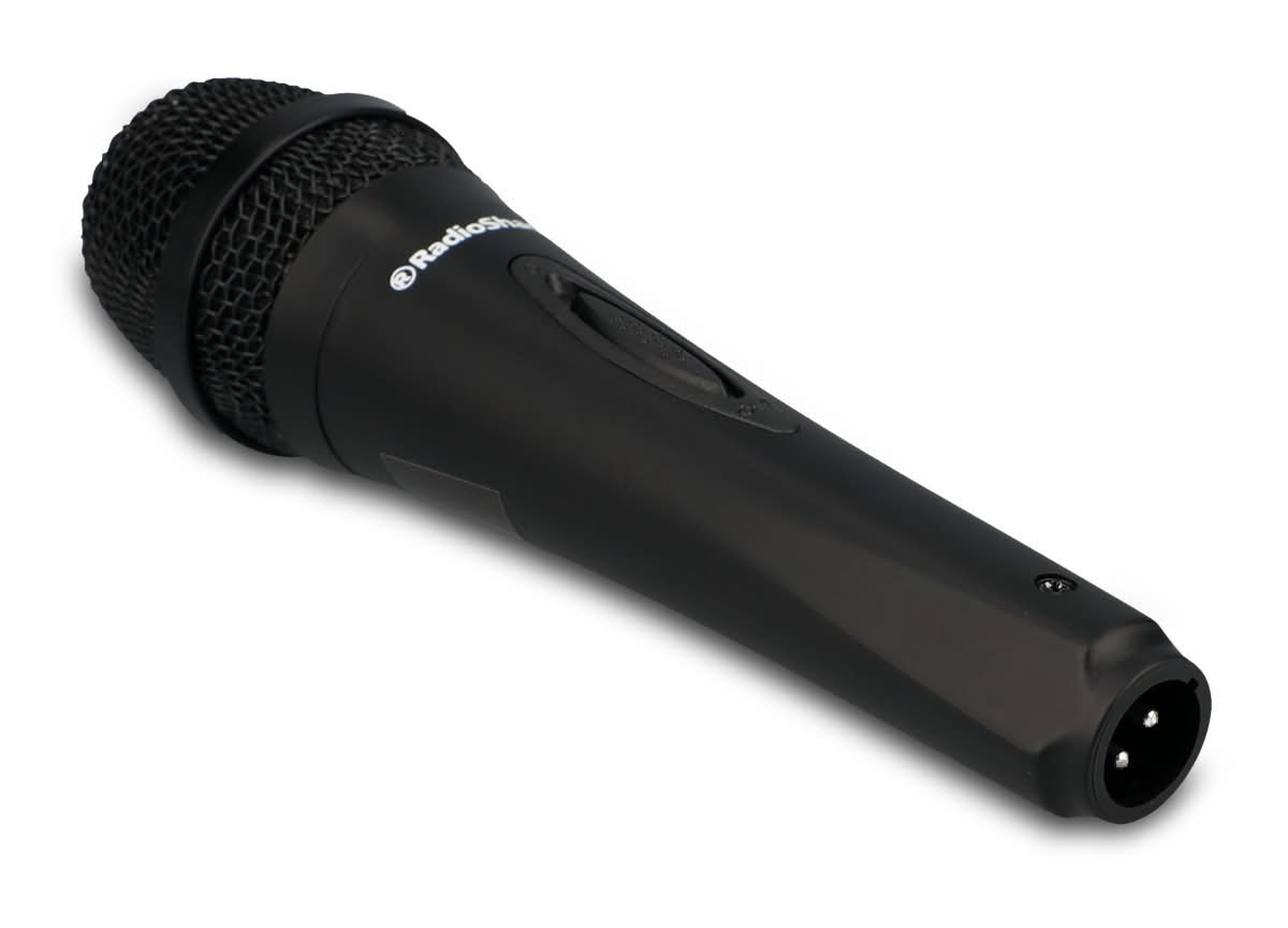 RadioShack · Micrófono rs alámbrico, negro