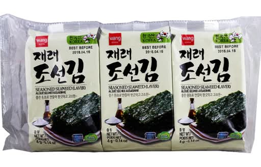 Seasoned Seaweed 3 x 4g