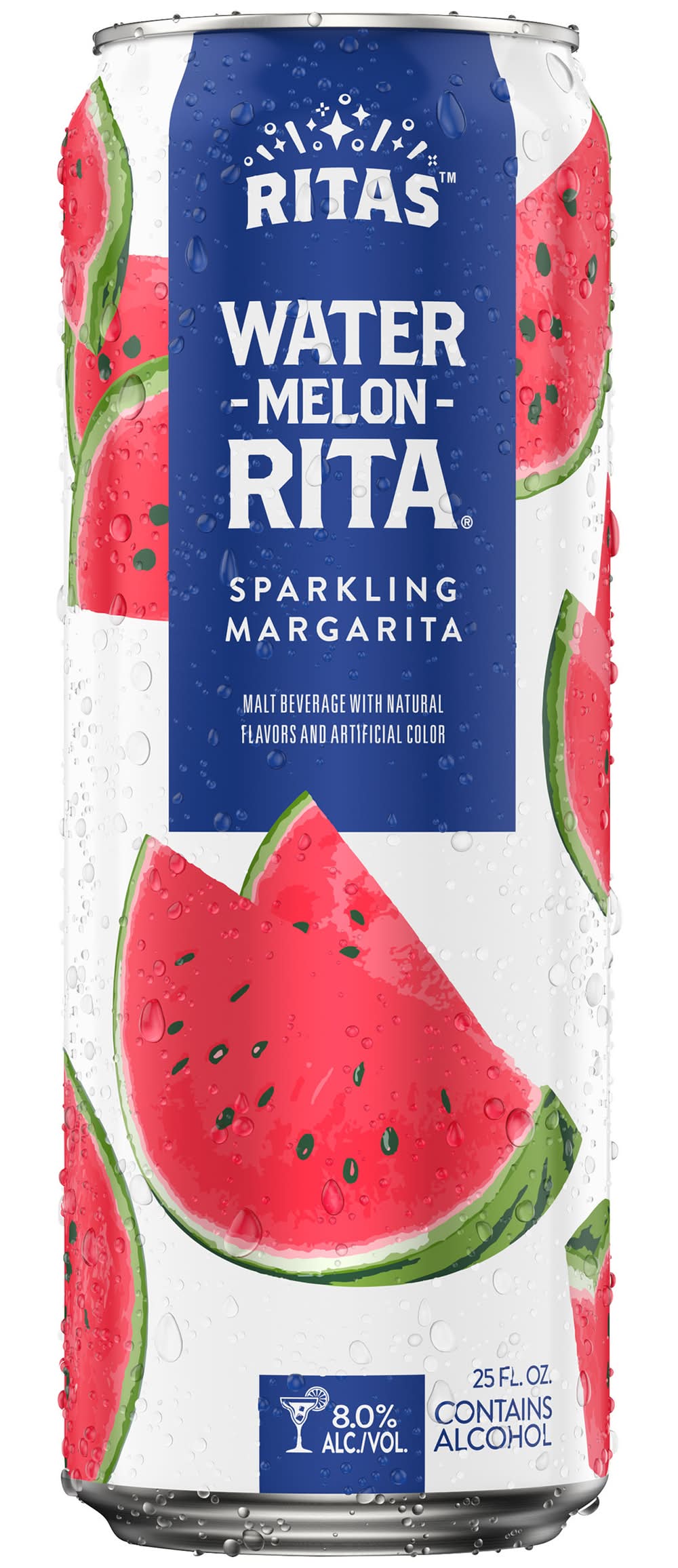 Ritas Water-Melon-Rita Sparkling Margarita (25 fl oz)