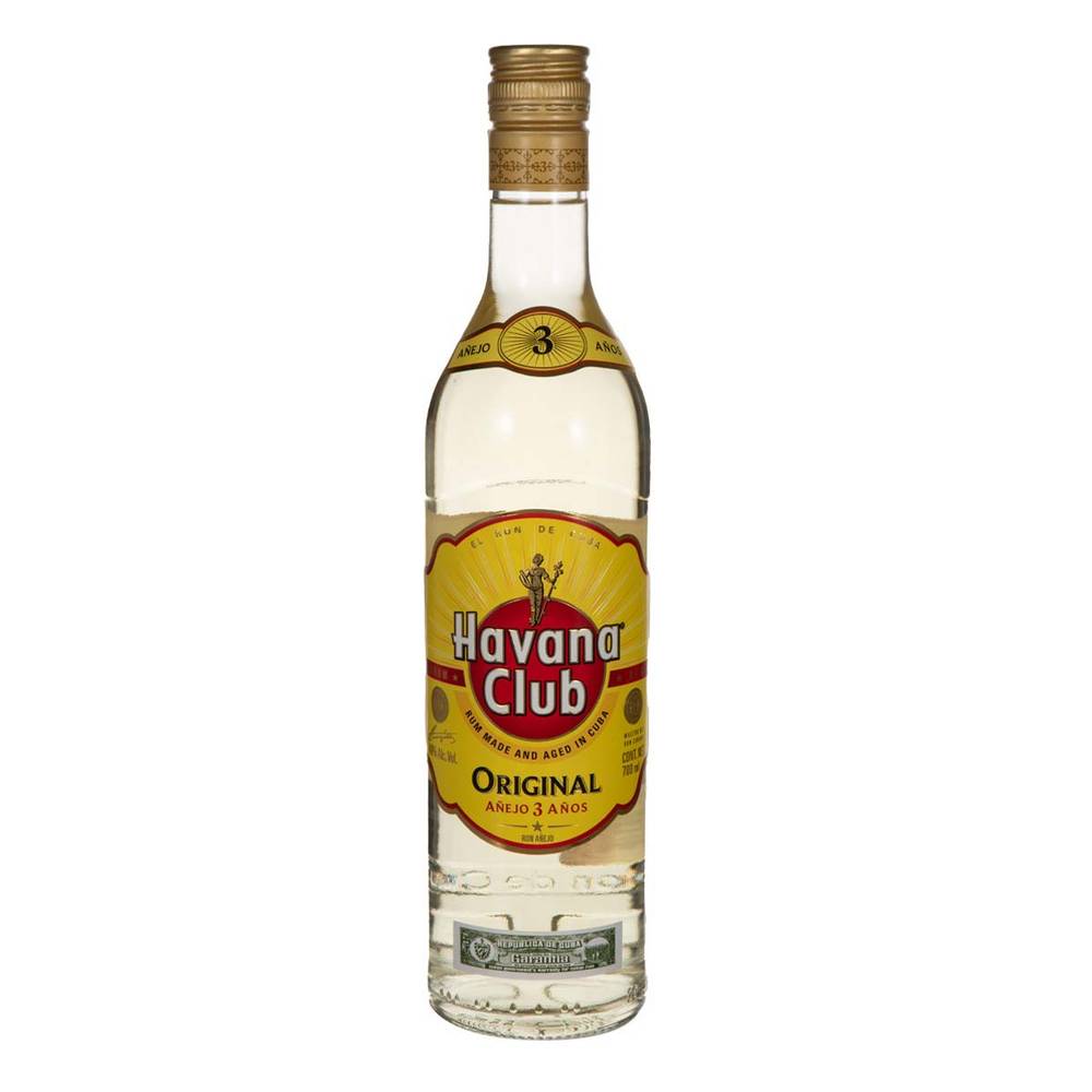 Havana club ron añejo 3 años ( 750 ml)