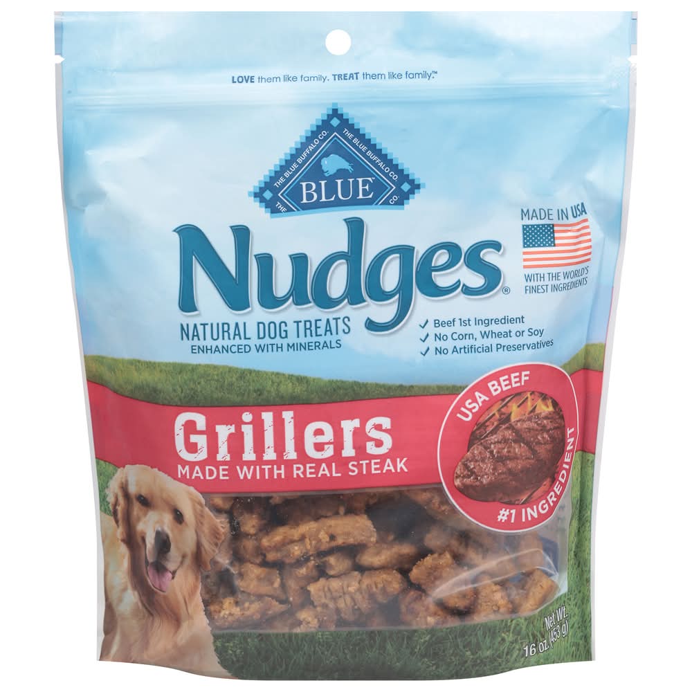 Nudges Natural Grillers Dog Treats (1 lbs)
