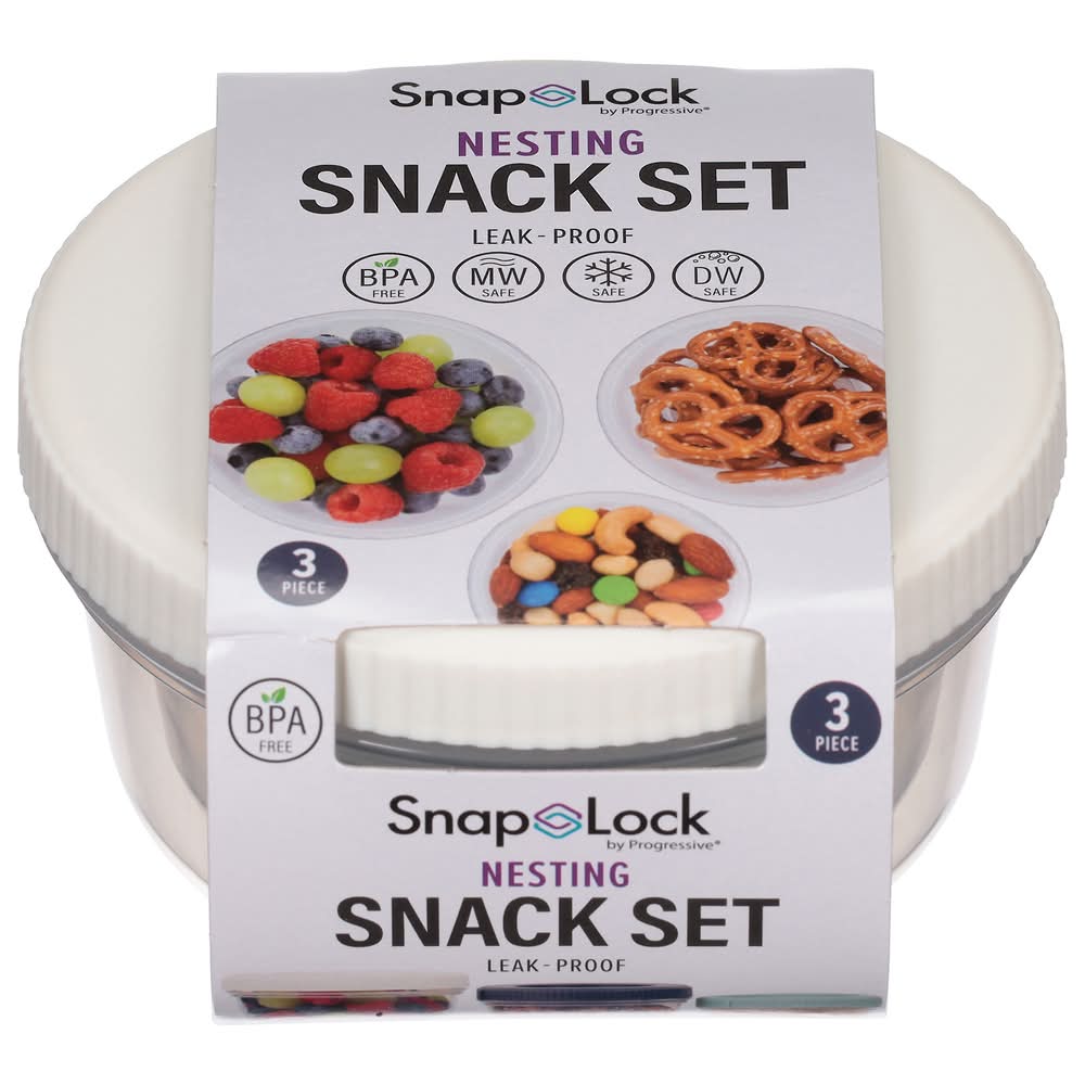 SnapLock Nesting Snack Containers (3 ct)