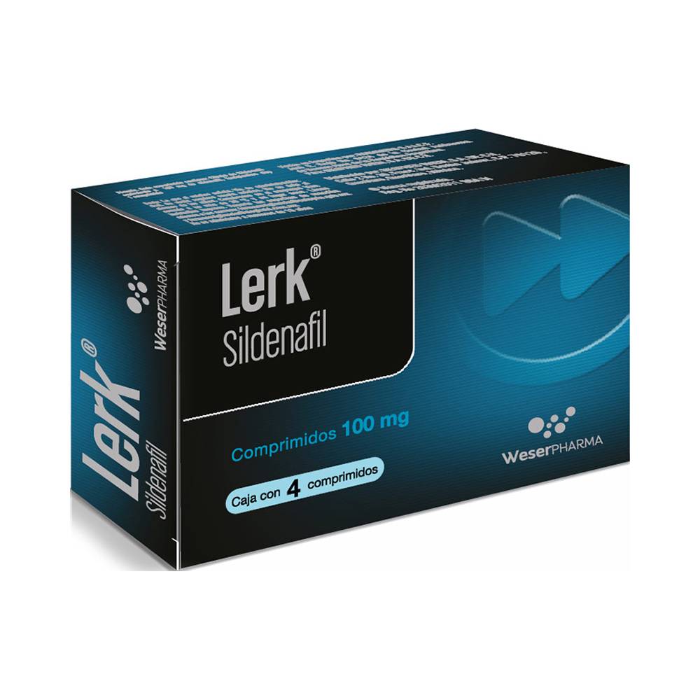 Siegfried rhein lerk sildenafil comprimidos 100 mg (4 piezas)