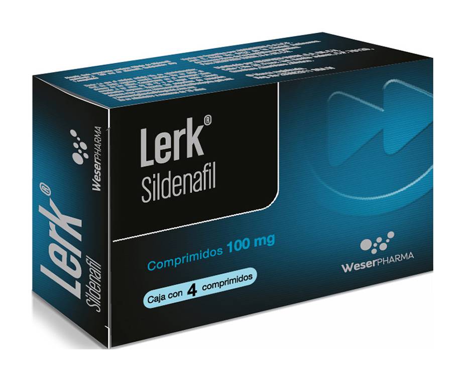 Siegfried Rhein · Lerk sildenafil comprimidos 100 mg (4 un)