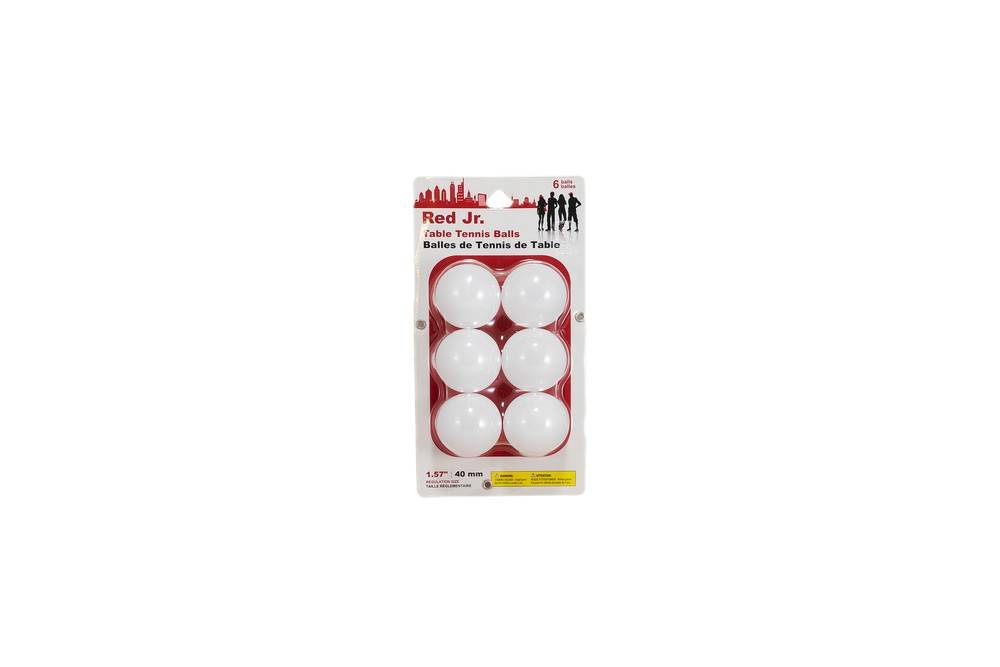 Red Jr. Ping Pong Balls