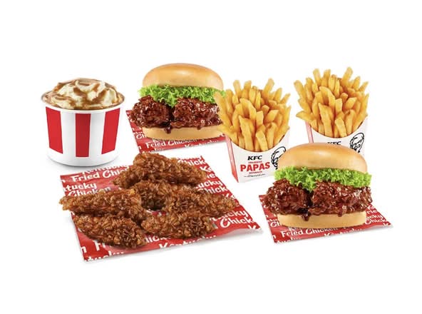 8 Ke Tiras + 2 Ke Tiras Burger