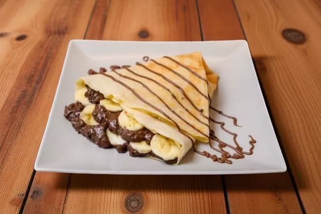 Crêpe Caramel Beurre Salé Banane✨