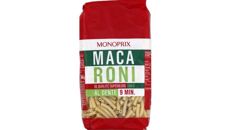 Monoprix - Macaroni de qualité supérieure