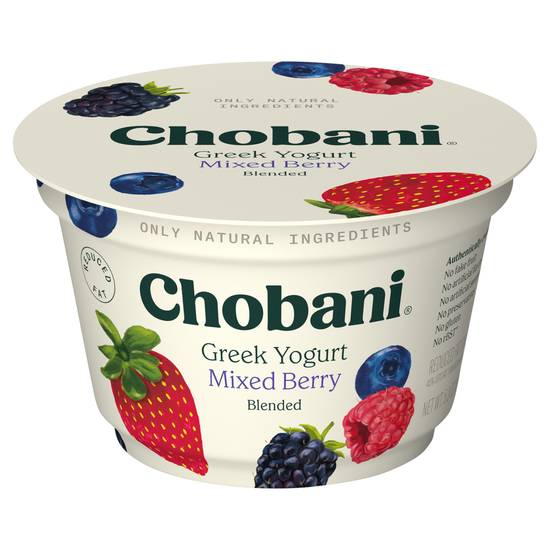 Chobani Mixed Berry Blended Low-Fat Greek Yogurt
