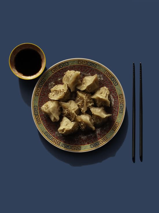 Jiaozi Wieprzowina, Por i Świeża Kolendra