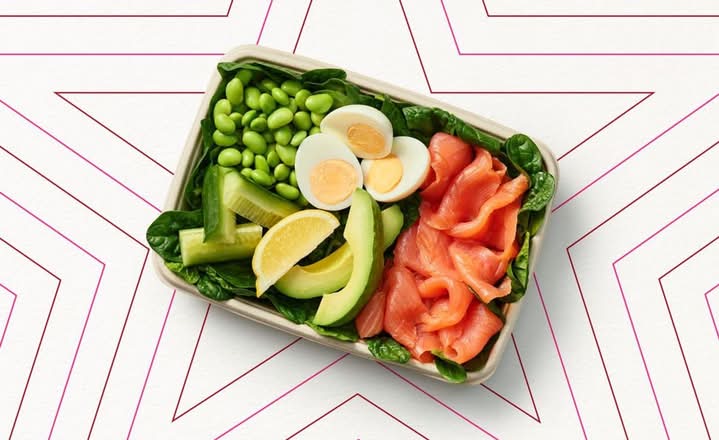 Smoked Salmon & Egg Protein Plate