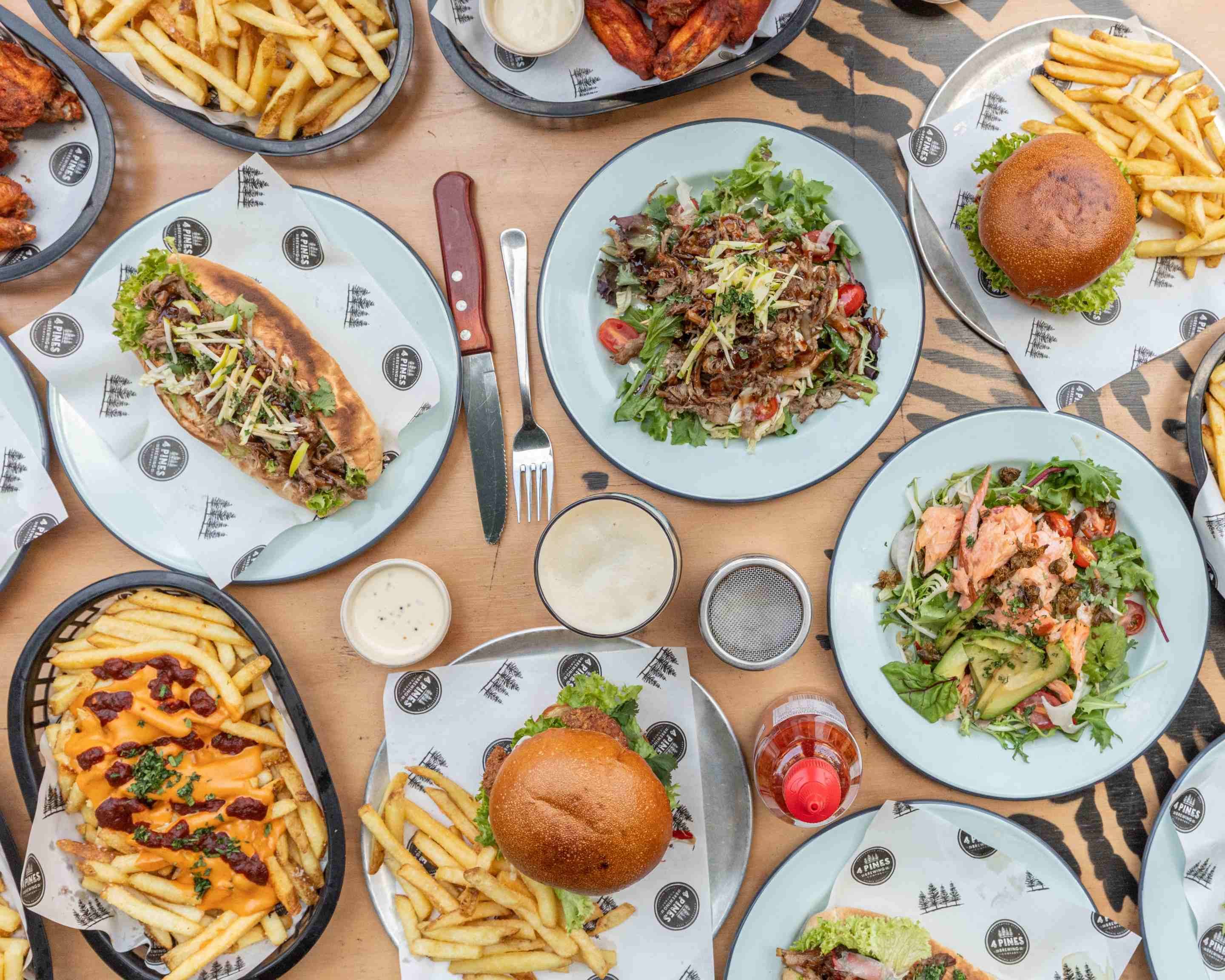 4 Pines Truck Bar Menu Takeout in Sydney Delivery Menu & Prices