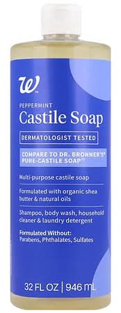 Walgreens Castile Soap, Peppermint (32 fl oz)