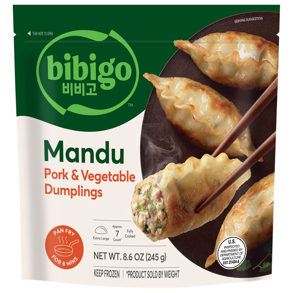 bibigo Mandu Pork & Vegetable Dumplings (8.6 oz)