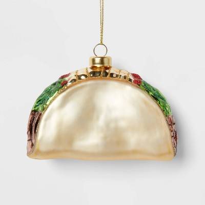 Wondershop Taco Glass Christmas Tree Ornament