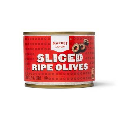Market Pantry Sliced Ripe Black Olives