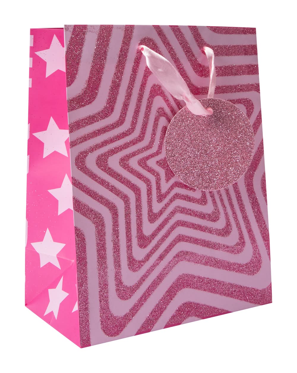Printed Gift Bags Glitter Star