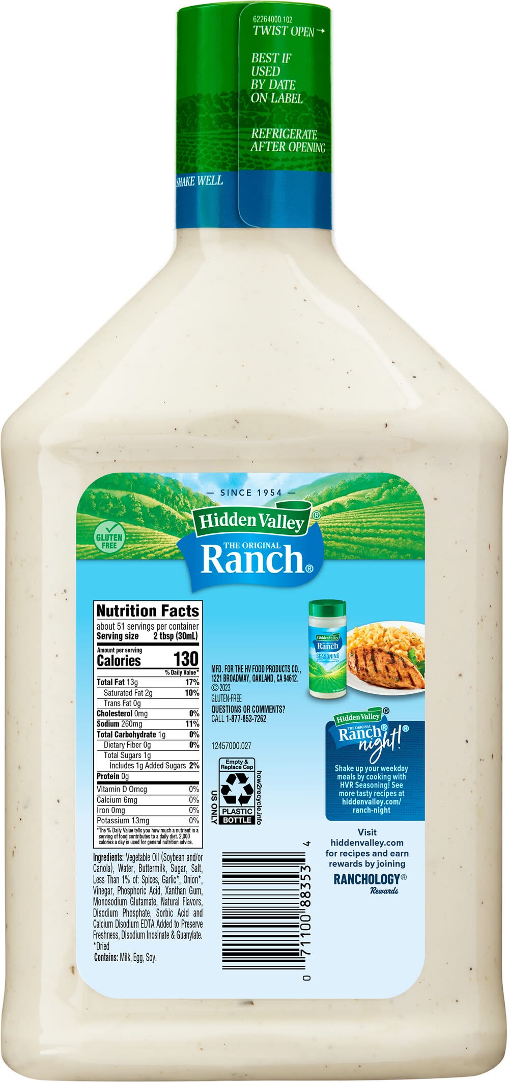 Hidden Valley The Original Ranch Salad Topping & Dressing (52 fl oz)