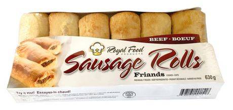 Royal Food Products Beef Sausage Rolls (6 x 105 g)