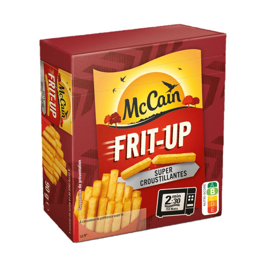 Mccain - Frit' up spécialité de pommes de terre surgelées frites croustillantes micro-ondes