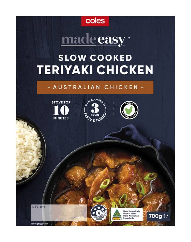 Coles Made Easy Slow Cooked Teriyaki Chicken (700g)