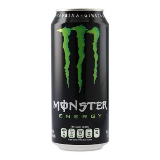 Monster energy bebida energética sabor original (lata 473 ml)