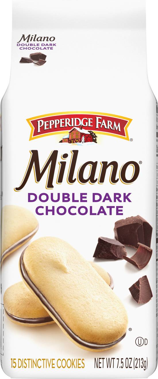 Pepperidge Farm Milano Double Dark Chocolate Distinctive Cookies (15 ct)
