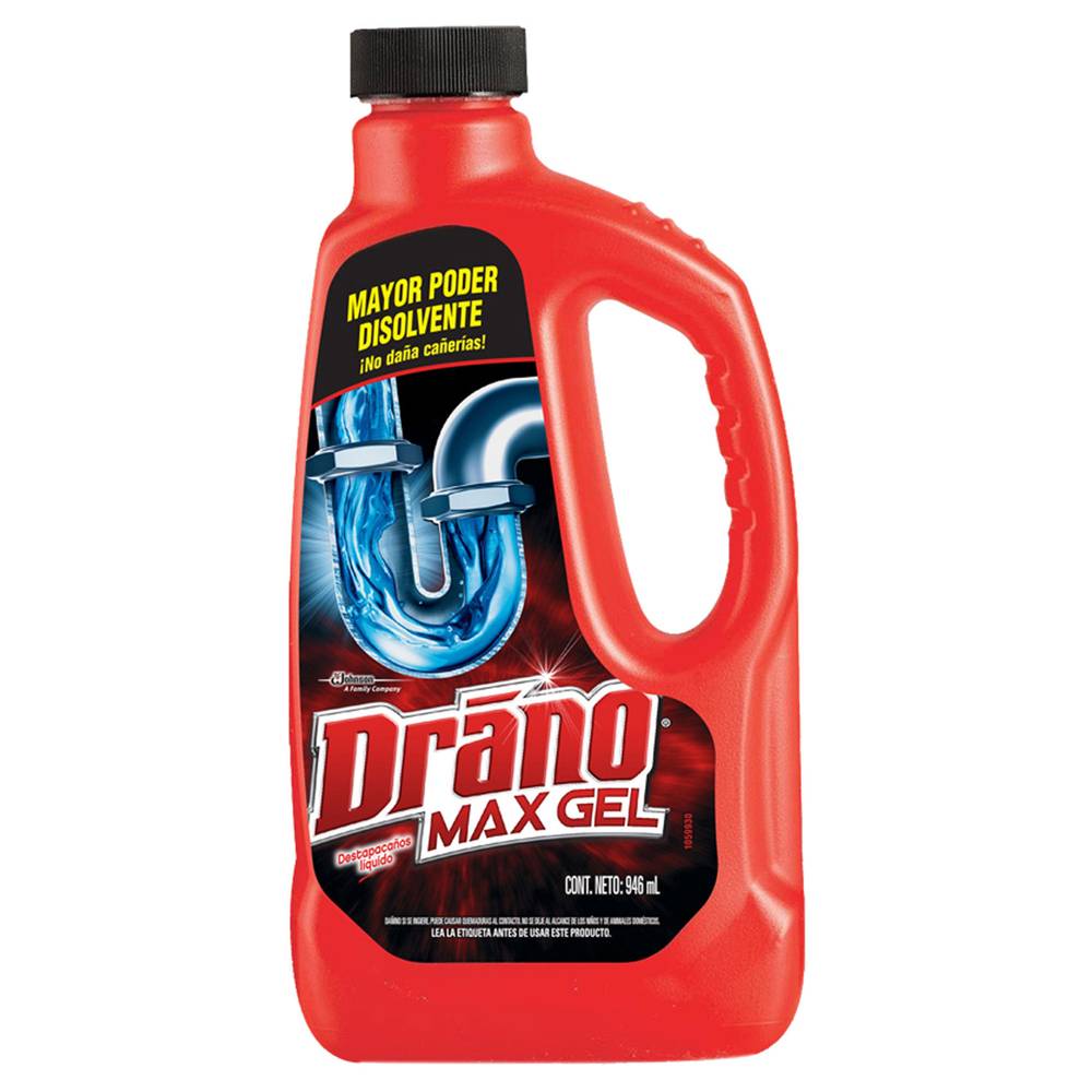 Drano destapacaños líquido max gel