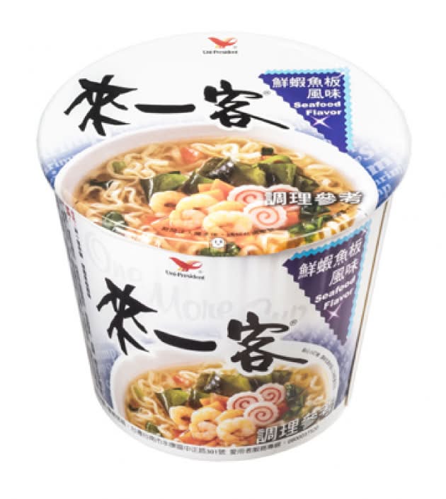 (A)來一客杯麵鮮蝦魚板風味