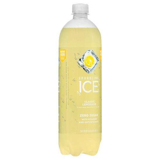 Order Sparkling Ice Classic Lemonade with Antioxidants Sparkling Water (33.8 oz) food online from Rite Aid store, Shawnee on bringmethat.com