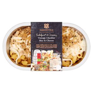 Co-op Irresistible Vintage Cheddar Mac & Cheese 350G