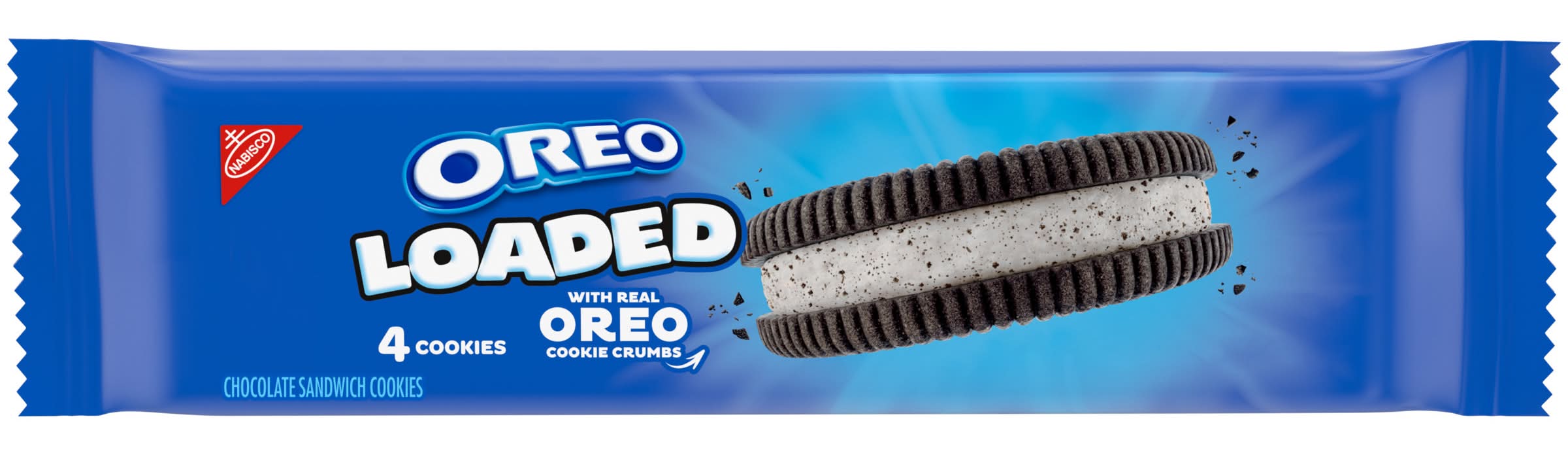 Oreo Loaded Chocolate Sandwich Cookies (2.54 oz, 4 ct)