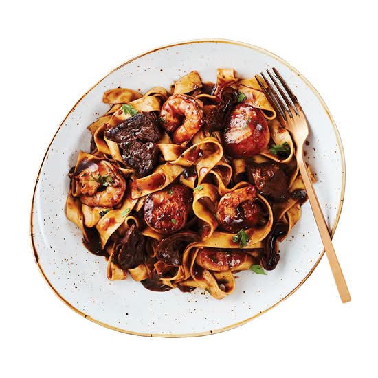 Pappardelles au boeuf braisé