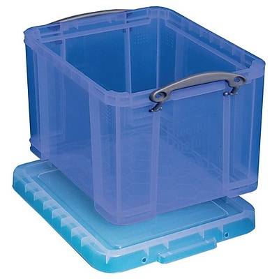 Really Useful Box Snap Lid Storage Bin (blue)