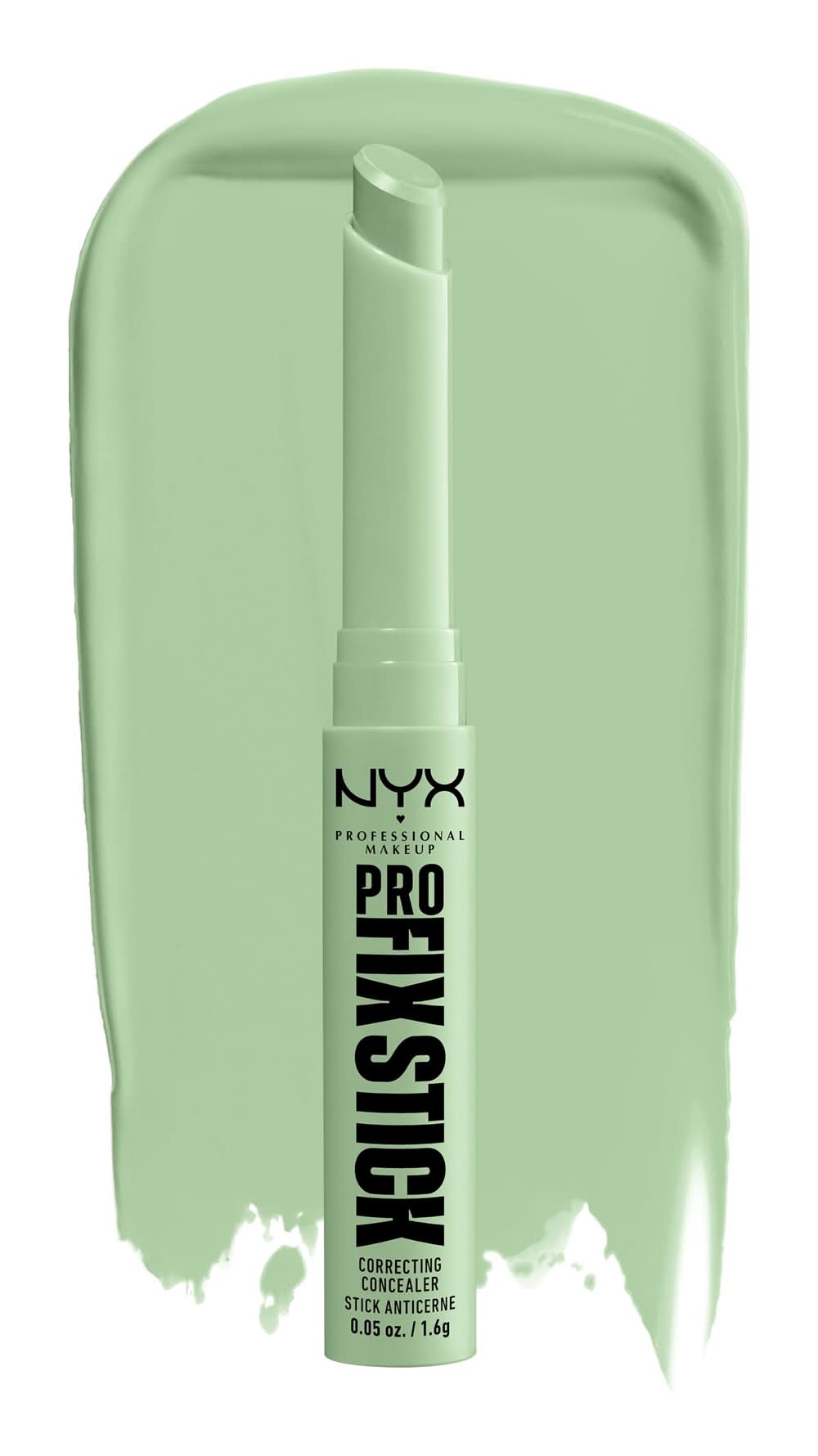NYX Professional Makeup Color Correcting Pro Fix Stick Concealer, 0.1 Green (0.05 oz)
