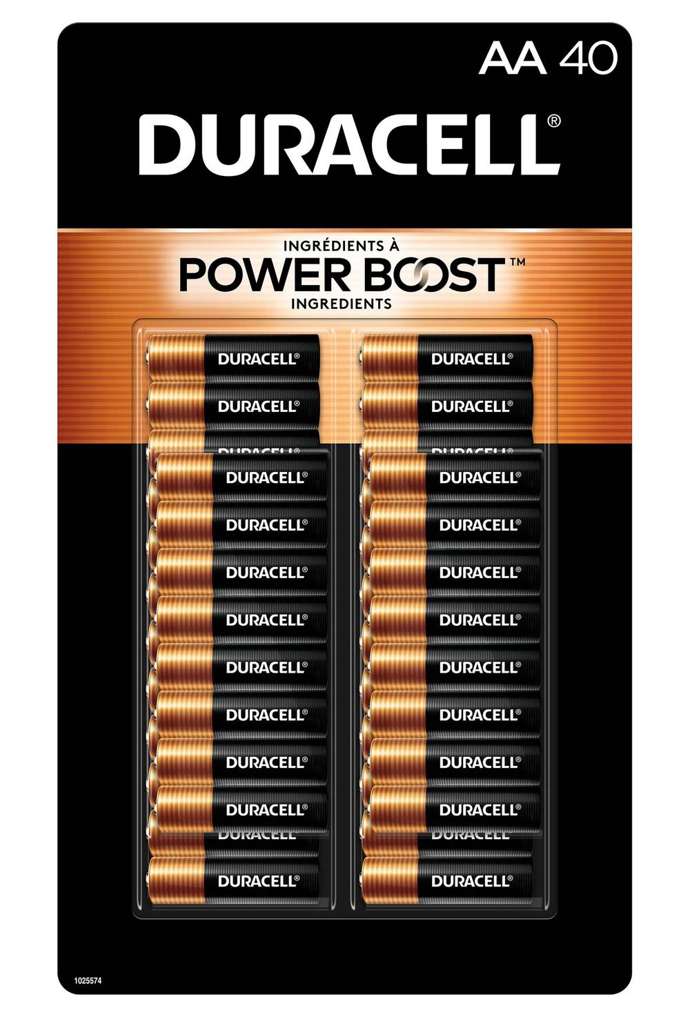 Duracell - Piles Duracell Coppertop Aaavec Des Ingrédients Power Boost, Paquet De 40 / Duracell Coppertop Aa Batteries With Power Boost Ingredients, 40 Count