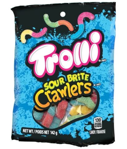 Trolli Sour Brite Crawlers Gummy Candy (142 g)