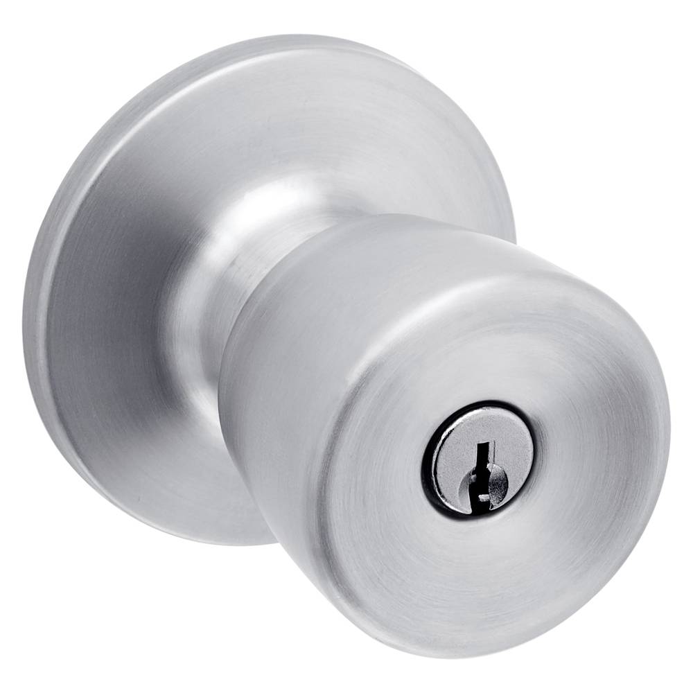 RELIABILT Gallo Stainless Steel Exterior Keyed Entry Door Knob | 93580-015