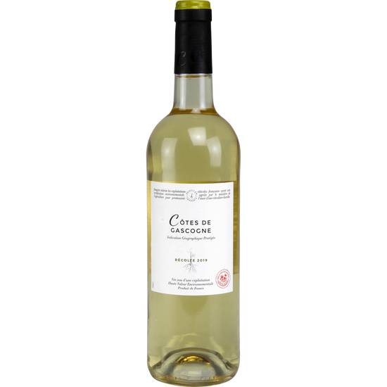 Vin blanc côtes de gascogne Franprix 75cl