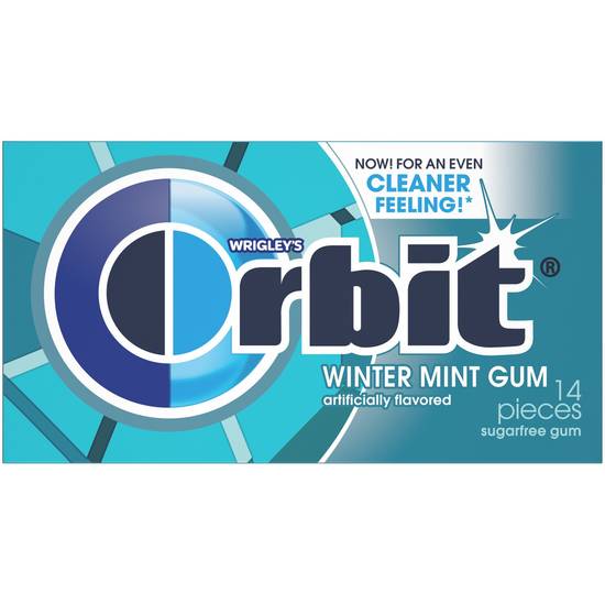 Orbit Wintermint Sugarfree Gum, Single Pack