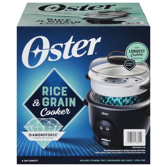 Oster Diamondforce Nonstick 2109987 Coating Rice & Grain Cooker (black)